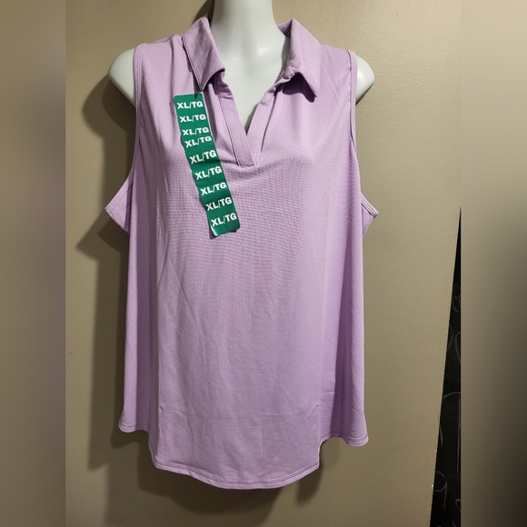 NEW- Head Light Purple Sleeveless Blouse, Size XL - Picture 1 of 5